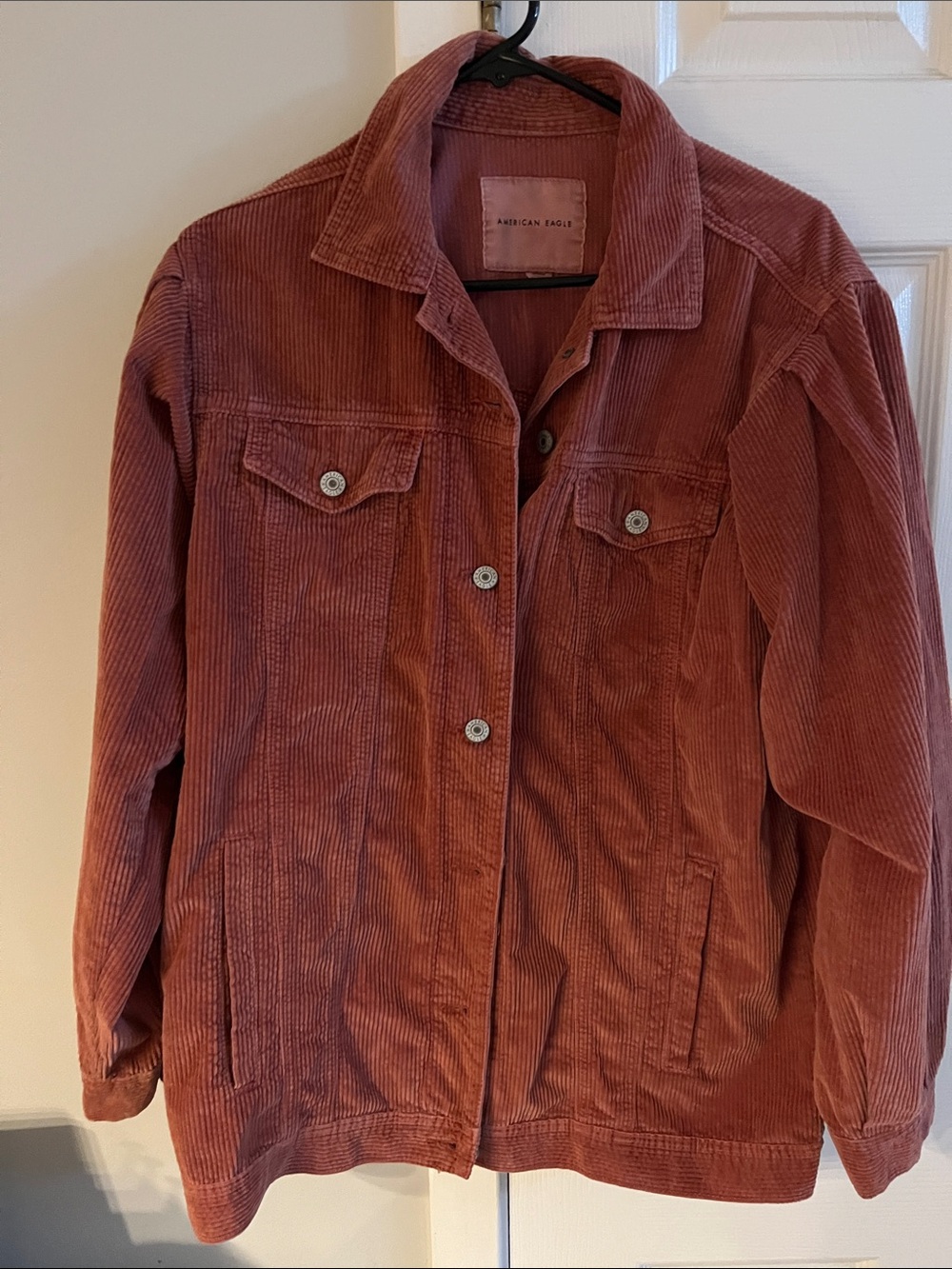 American Eagle Outfitters Corduroy Jacket in Rose Brown